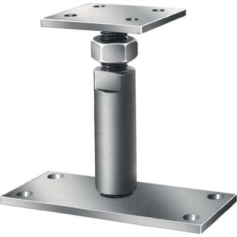 VORMANN Sabot de poteau sur pied 150x70/70x80mm ACIER galvanisé bleu pour vis - 071329000CE (1/4)