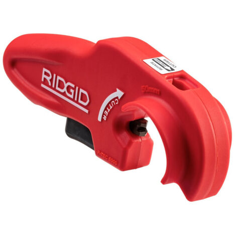 Ridgid – Coupe-tube P-TEC 50mm pour tubes plastiques – Ébavurage et chanfreinage automatiques – 40868