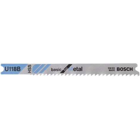 BOSCH 2608631771 LAME DE SCIE SAUTEUSE 3 LAMES U 118 B (1/5)