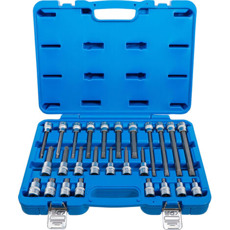 BGS Jeu d'embouts Bit-Einsatz-Satz Entraînement carré intérieur 12,5 mm (1/2") Multident intérieur (pour XZN) 26 pièces - 5180