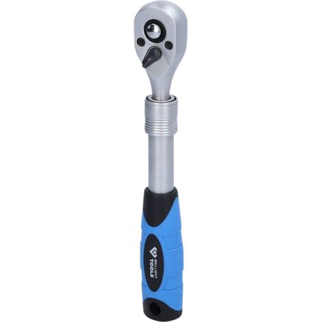 BRILLIANT TOOLS Cliquet réversible télescopique 3/8" (220 - 320 mm) - BT021996 (1/5)