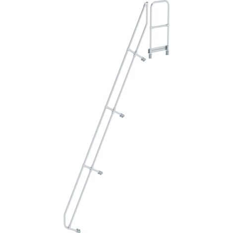 Günzburger Steigtechnik deuxième main courante pour escalier avec plate-forme 60° à 16 marches - 600596 (1/2)