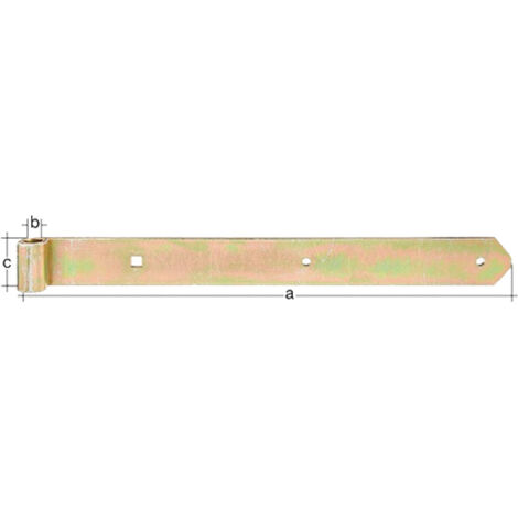 Sangle de chargement L.600x16x45mm S.5mm STA galvanisée, passivation D.16mm rond (1/4)