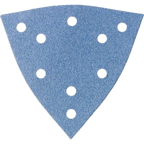 Fein 12x feuilles abrasives Zirkon 3-angle KL130 K80 - 63717300010 (1/2)
