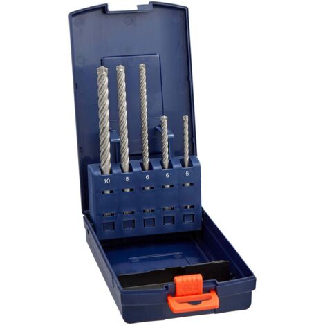 Jeu De 17 Forets Et Ciseaux SDS-Plus Workpro - Pour Marteau Perforateur, Béton/pierre