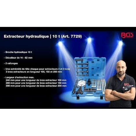 BGS Extracteur Hydraulique Jeu 10 t 25 pcs - 7729 (1/5)