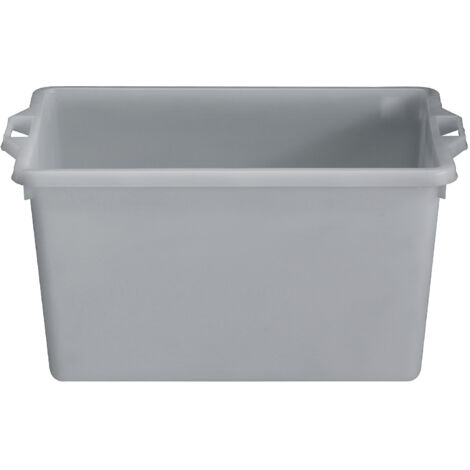 GRAF Récipient plastique angulaire 80 l PE naturel - 813120