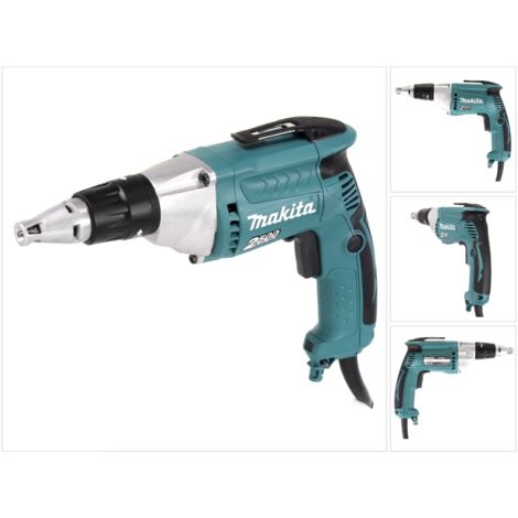 Makita – Visseuse à plaque de plâtre 570W – Vitesse 2500 tr/min – Ergonomique avec LED intégrée – Pour chantiers humides et espaces confinés (1/5)