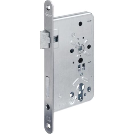 BKS ZT-serrure à mortaiser 0515 PZ 24/ 55/72/8mm DIN L VA rd Cl 3 Zamak moulé sous pression - B-05150-67-L-8 (1/4)