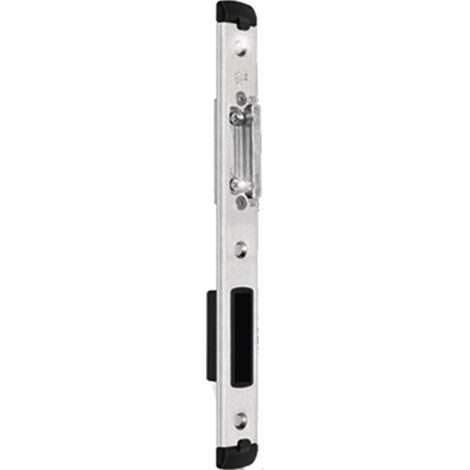 Gâche pêne dormant 25mm gauche argenté – Pour serrures multipoints PVC et aluminium – RFP55790LX – Fuhr (1/3)