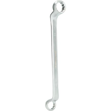 BRILLIANT TOOLS Clé à fourche double coudée 20 x 22 mm - BT012907 (1/5)