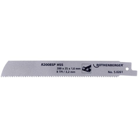 ROTHENBERGER Lame de scie spéciale HSS, 200x25x1,6 - 50261 (1/2)