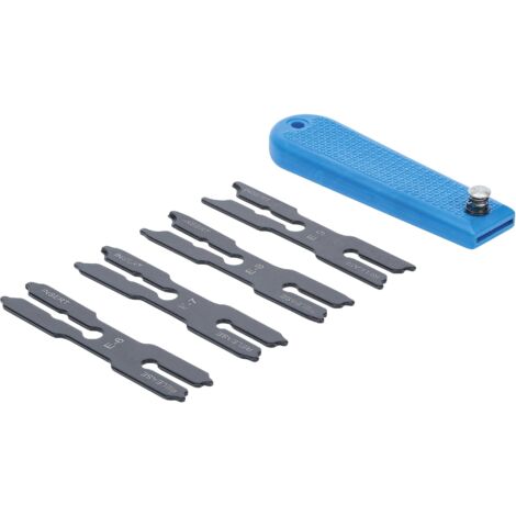 Bgs Technic – Jeu d'outils à circlips 4-EN-1 pour tailles E 6-9 mm – Lames interchangeables – Compatible avec démontage et montage – 9199 - 4-IN-1 (1/5)
