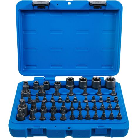 Bgs Technic – Jeu de douilles et embouts de vissage Torx 52pcs – Acier chrome-vanadium – Pour vissage précis – 9839 (1/4)