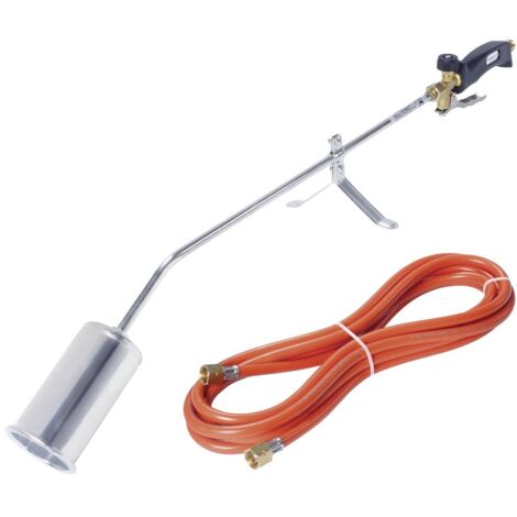 Rothenberger – Brûleur de chauffe 30958E – Température de flamme jusqu'à 1060 °C – Pression max 4 bar – Consommation 8 kg/h – Tuyau propane 5 m
