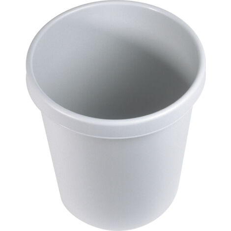 helit Corbeille à papier 45 l H480xØ390 mm avec rebord de préhension - H61062-82