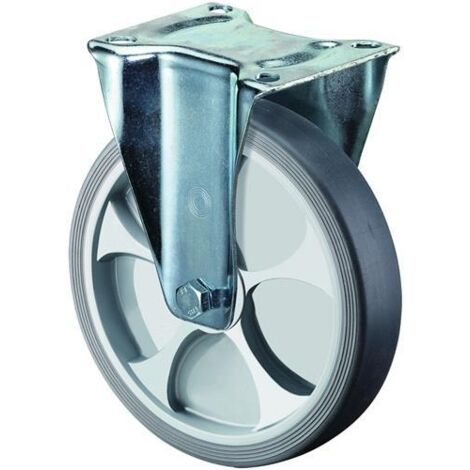 BS Rollen roulette fixe thermoplastique roulement à rouleaux diamètre de roue 200 mm 220 kg - L410.B44.201 (1/4)
