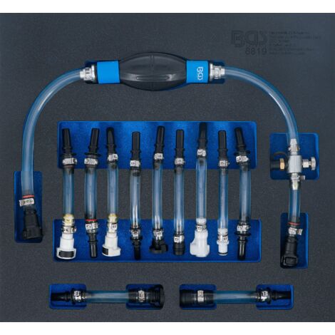 BGS Kit de purge du circuit basse pression diesel pour Ford / PSA / Opel / Fiat / Rover / Land Rover / Renault / Mercedes-Benz 12 pcs. - 8819 (1/3)