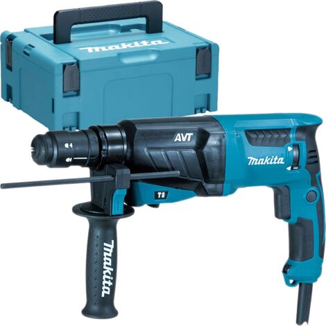 Makita – Marteau combiné SDS-Plus 26 mm 800 W – Énergie d'impact 2,4 Joules – Technologie anti-vibration AVT – Coffret de transport MAKPAC - HR2631FTJ (1/10)