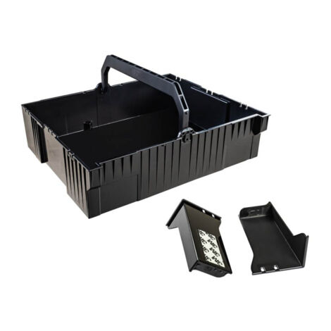 Insert panier amovible L-BOXX 238/374 – Dimensions 376x305x98mm – Volume 11.3L – Matériau ABS pour rangement optimisé – Hoffmann - BOXX 238 ET (1/5)