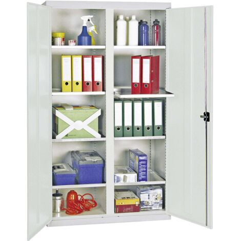 Stumpf Armoire à outils et matériaux Série 3000 gris clair + 8 étagères extensibles - 3004007 (1/2)