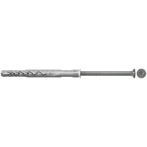 Fischer 50x cheville longue SXRL 10 x 200 mm T vis à tête fraisée acier inoxydable A4 - 522715 (1/5)