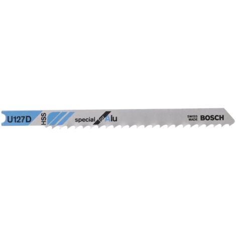 Bosch 3x lame de scie sauteuse U 127 D Special for Alu - 2608631512