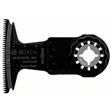 Bosch 1x Lame de scie plongeante BIM Starlock AII 65 BSPB Hard Wood 40 x 65 mm - 2608662017