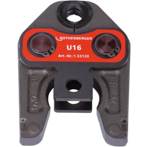 ROTHENBERGER Mâchoire à sertir Standard, U, 16 - 015312X
