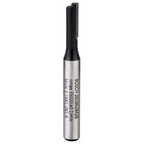 Fraise à rainurer 1/4" Ø 4,8 mm L 12,4 mm G 51 mm Bosch - 2608628428 (1/5)