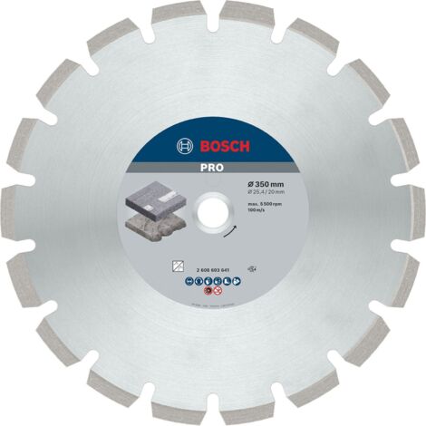 Bosch PRO Disque diamant asphalt 350 x 20/25,4 mm - 2608603641 (1/5)