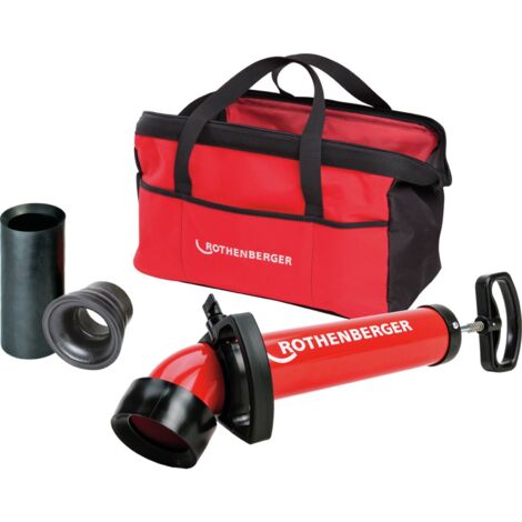 Rothenberger – Déboucheur de canalisation professionnel avec adaptateur large – Système à pression – Pour espaces confinés – 1000001762