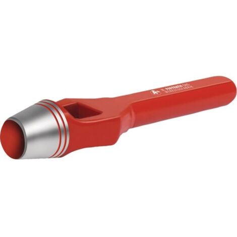 Couteau à goujons Henkellocheisen, trou D.24mm, rouge