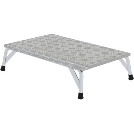 Günzburger Steigtechnik Plate-forme de travail en tôle d'aluminium laminée à chaud 1 marche - 050032 (1/2)