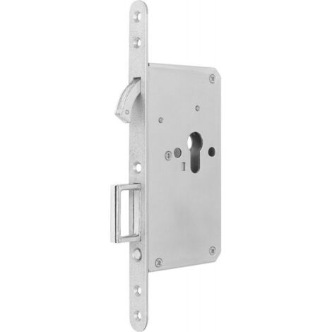 BKS Serrure à pêne rotatif BKS Pêne rotatif/à ressort PZ argent rd 20x250mm - 3530052 (1/3)