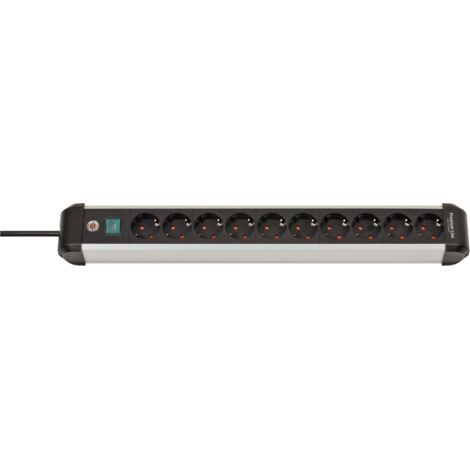 Brennenstuhl Premium Alu-Line Multiprise 10 prises 3m aluminium (1/4)