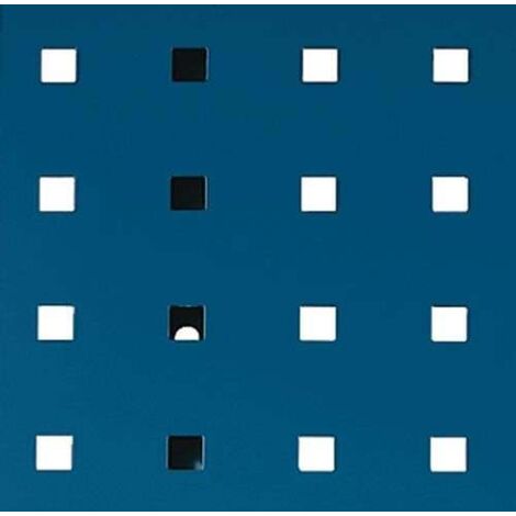 bott Plaque perforée 457 x 495 mm bleu gentiane - 14025115.11 (1/4)