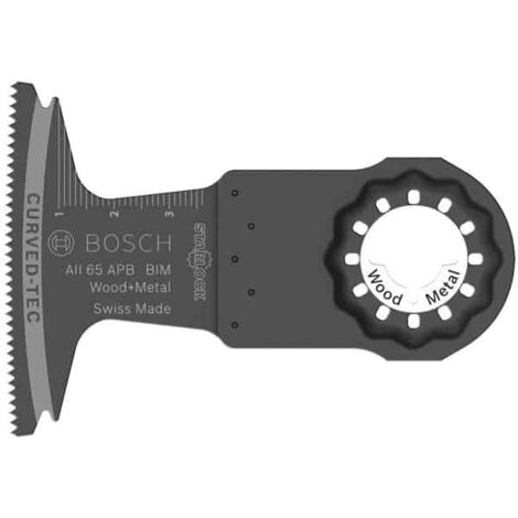 Lame de scie plongeante BOSCH BIM AIL 65 APB Bois et clous - Outil oscillant - STARLOCK - 2608661781