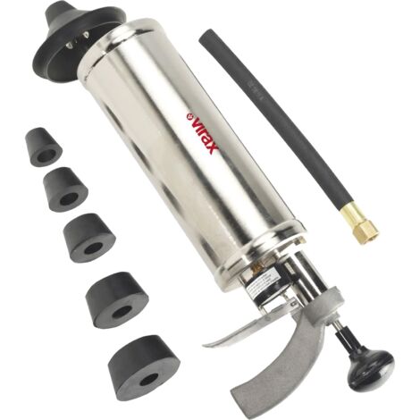 Virax – Déboucheur de canalisation revolver – Pression maximale 6 bars – Diamètre intérieur 100 mm – Efficacité 98% pour bouchons graisse et cheveux