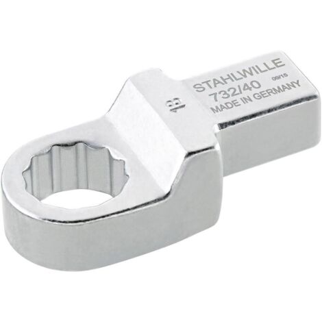 Stahlwille clé polygonale à fourche interchangeable 732/40 19 taille 19 mm 14 x 18 mm - 58224019 (1/3)