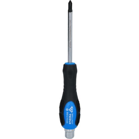 BRILLIANT TOOLS Tournevis cruciforme avec capuchon de frappe PH1 - BT034808 (1/6)