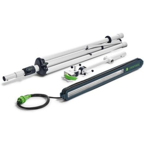 Festool – Lampe rasante SYSLITE STL 450 – Alimentation électrique par câble – Hauteur réglable avec trépied – Détection précise des défauts