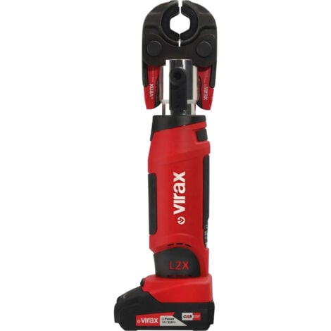 VIRAX L2X Pince à écrous + U 16-20-25 + 2 accumulateurs - 253579