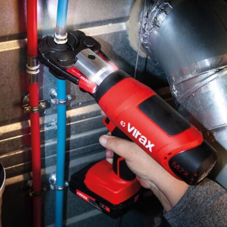 VIRAX L2X Pince à écrous + U 16-20-25 + 2 accumulateurs - 253579