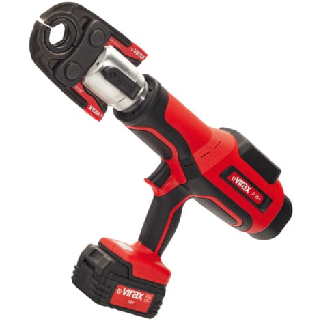 VIRAX Machine à sertir sur batterie VIPER P25+ 18V / 2x 1,5 Ah batterie + chargeur en VIRABOX - 253261