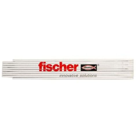 300.0063 Mètre Pliant En Bois, Blanc-Jaune, 2 M[u1853