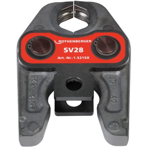 Rothenberger – Mâchoire à sertir Standard V12 – Pressbacke pour Fittings Ø 12 mm – DURA LAZR TEC pour haute durabilité – Compatible ROMAX 4000/3000 AC
