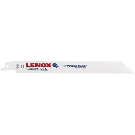 LENOX 5x lame de scie sabre 818R longueur 203 mm largeur 19 mm TPI 18 - 20578818R