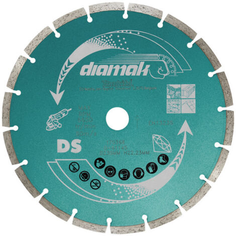 Makita D-61173 Diamantschneidscheibe 230 Mm – Turbofelge Für Granit, Beton, Keramik | Nass- Oder Trockenschnitt