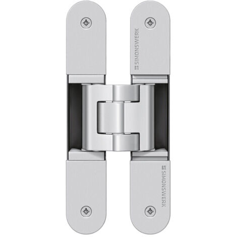 Paumelle invisible Tectus TE 340 3D STA F1-color 80kg – Pour portes jusqu'à 80kg – Réglable en hauteur et profondeur – Ouverture jusqu'à 180° – Simonswerk